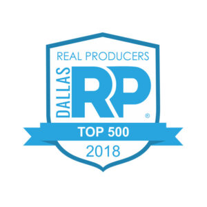 Dallas Real Producers Top 500 Jennifer Cloud 2018