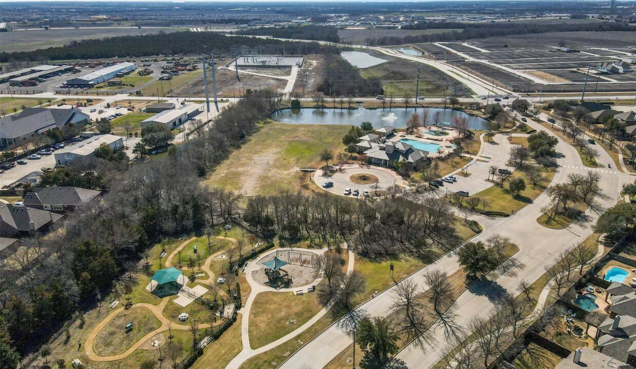 341 Magnolia Dr, Rockwall, TX 75087 Park Pool Aerial View